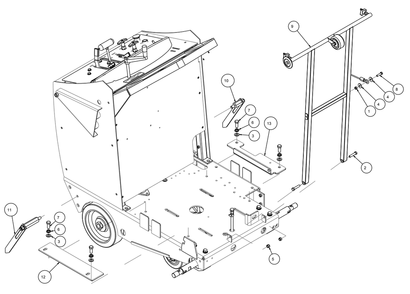 Section 06 Diagram and Parts List for MK-4020B 167439-20 MK Diamond Concrete Saw